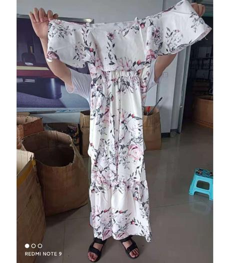 Letne maxi saty kveta, s