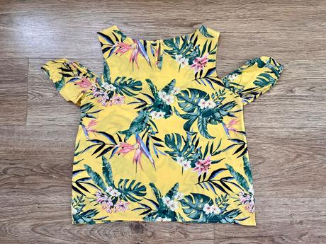 Letná blúzka s odhalenými ranenami, h&m,170