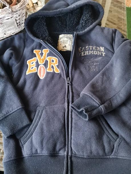 Flisova zateplena mikina, palomino,122