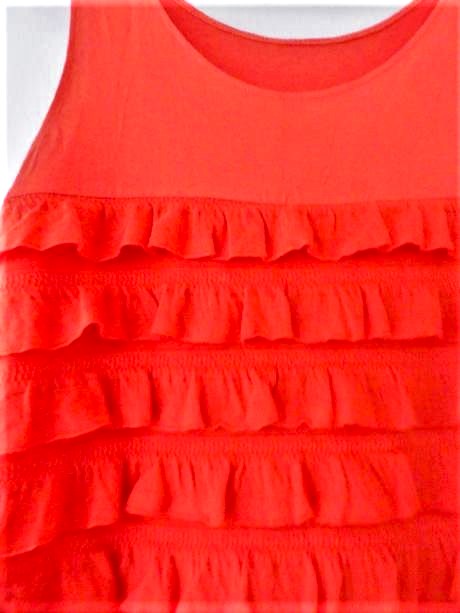 Koralové úpletové šaty, s