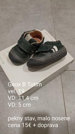 Barefoot geox b tutim, veľ.19, geox,19