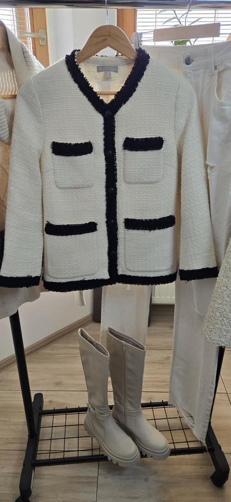 Štrukturovaný kabátik h&m, h&m,36