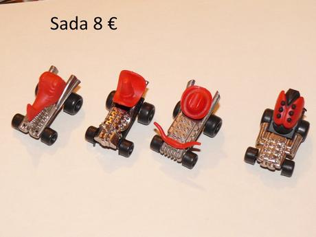 Sada kinder autá kovové, 