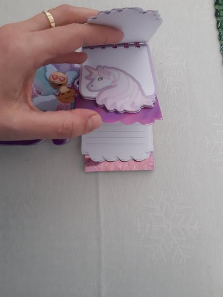 2 zápisníčky s jednorožcom, 