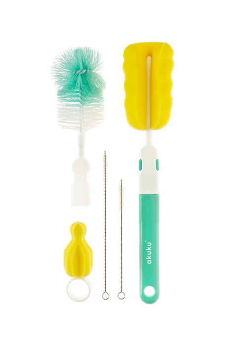 Akuku a0409 sada kefiek na čištenie fliaš a cumlík, akuku