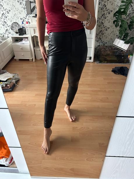 Kožené nohavice, f&f,l