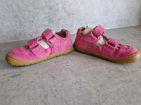 Sandále lurchi barefoot nando suede fuxia 27, lurchi,27