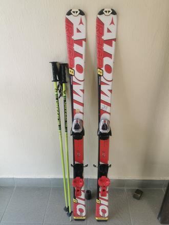Detské/ juniorské lyže 130cm atomic race 8 jr. +pa, atomic,130-139 cm