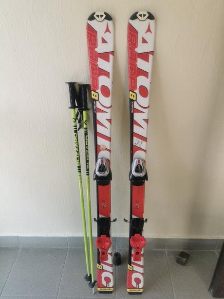 Detské/ juniorské lyže 130cm atomic race 8 jr. +pa, atomic,130-139 cm