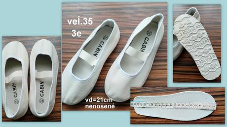 Dievčenské cvičky veĺ.35 nenosené, 35