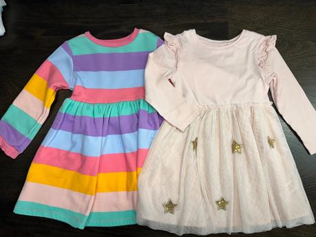 Balíček dvoch šiat 98/104 jeseň/zima, 104–116