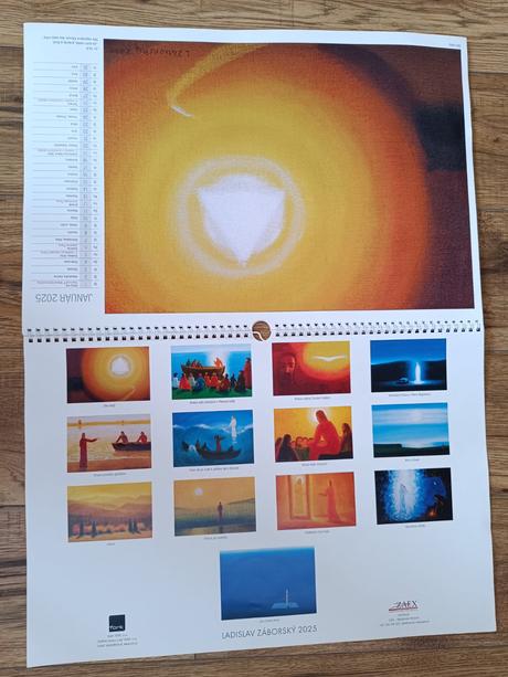 Darujem nastenny obrazovy kalendar ladislav zabors, 