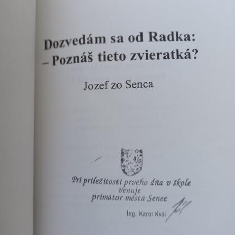 Dozvedám sa od radka, 