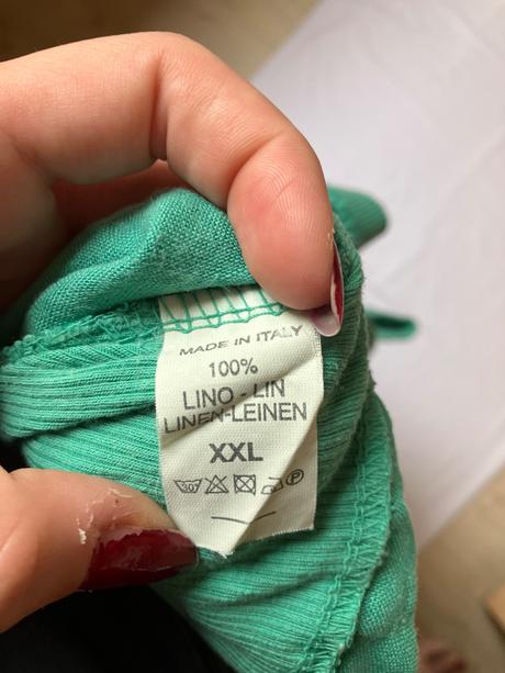 Dámske ľanové šaty letné made in italy, m