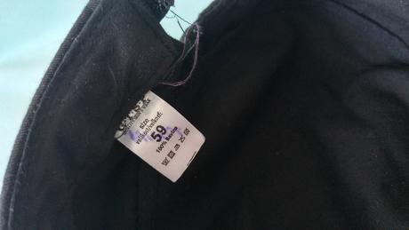 Siltovka, bavlnena cierna vel. 59, 58