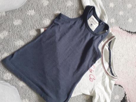 Mikina-croptop+tielko, bonprix,128