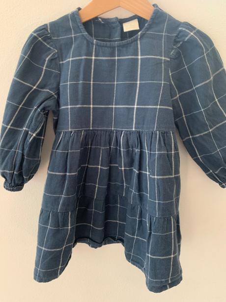 Lindex kárované šaty 86/92, lindex,86
