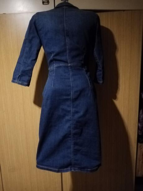 Dámske riflove šaty, orsay,38