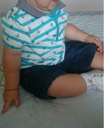 Námornícke tričko 9-12m, miniclub,80