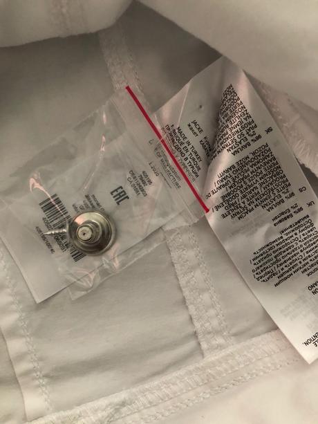 Biela bunda monari, m