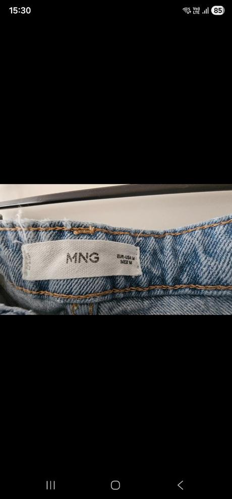 Riflová maxi sukňa, mango,m