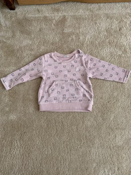 Súpravička benetton a bundička s kapucňou 74 (9-12, benetton,74