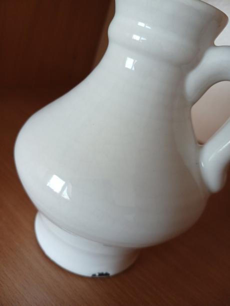 Keramický bucľatý vintage džbánik 13 cm, 