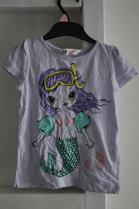 Tričko morská panna 98/104, h&m,98
