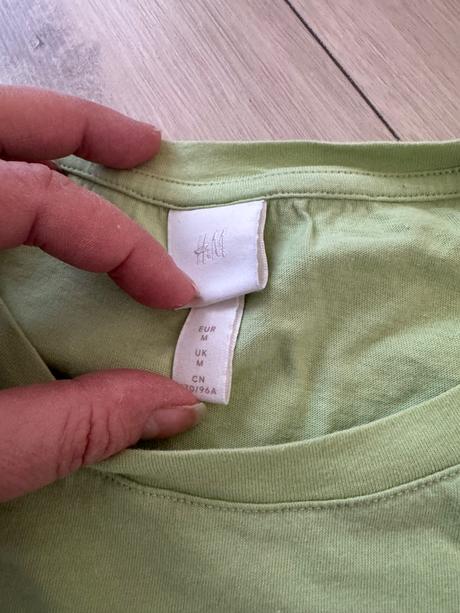 Zelene tričko, h&m,m