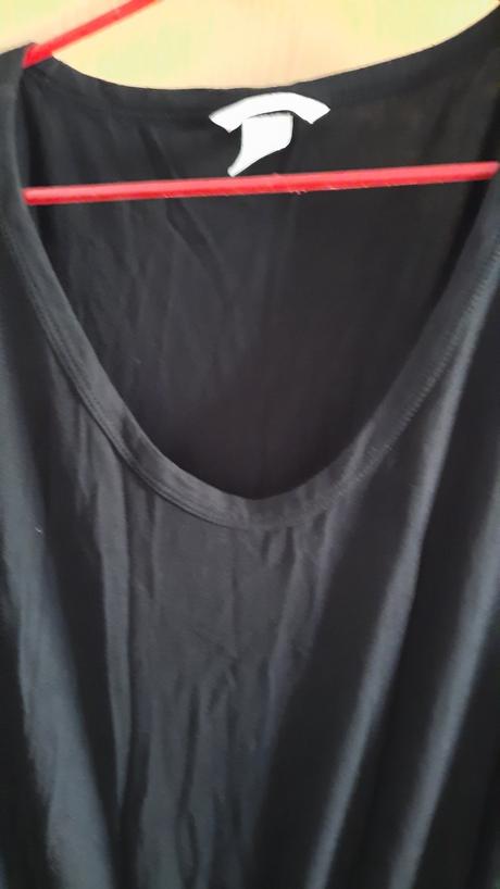 Šaty basic bavlnené, h&m,l