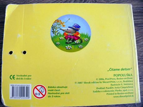 Kniha - leporelo - popoluška - krásne ilustrácie, 