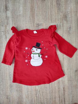 Šaty tunika zima vianoce, 80