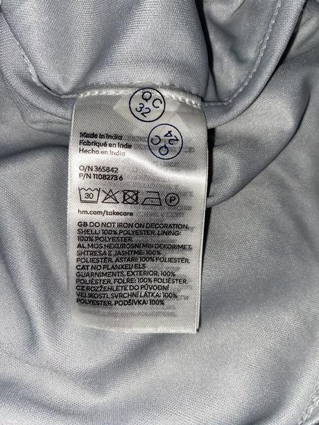 Elegantné šaty sequin striebornosivé h&m, h&m,m