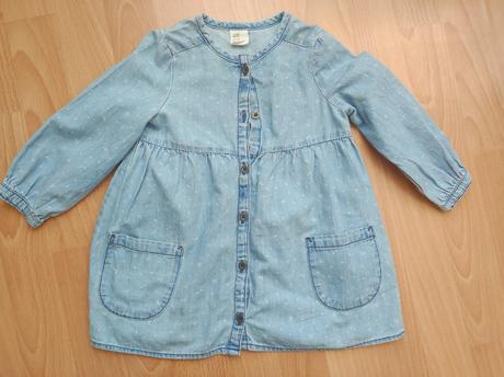 Riflové šaty 80, h&m,80