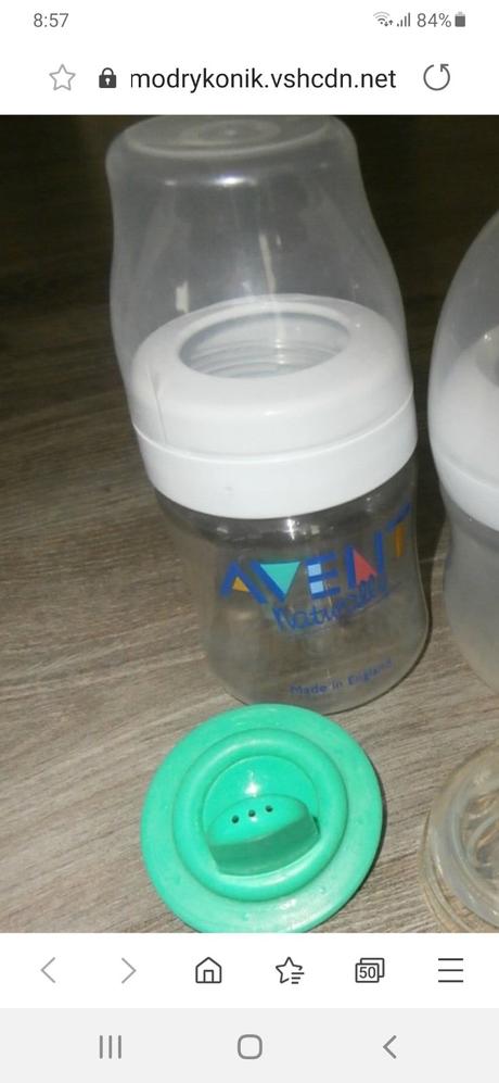 Fľaška a sosák avent, avent