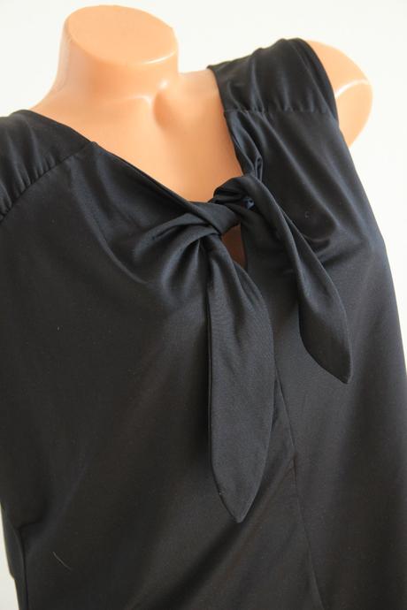 Čierny elastický top, xl/xxl, s