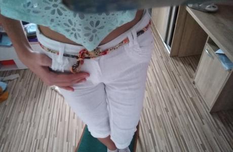 Dievčenské trištvrťáky s opaskom, wenice,134