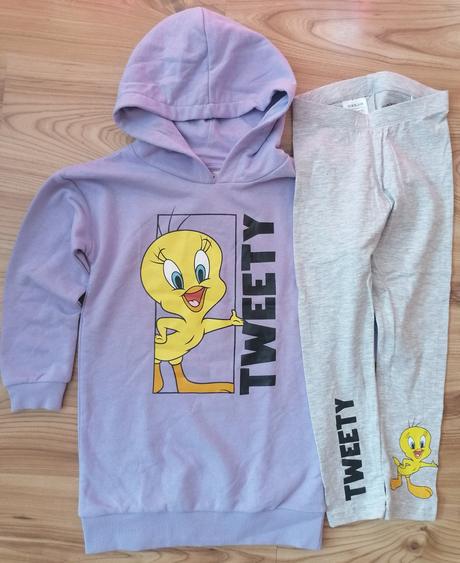 Predĺžená mikina a leginy, 110 / 116