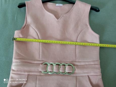 Semišové šaty 146/152, 152