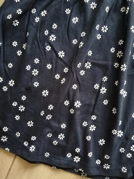 Šaty s kvietkami margarétkami, h&m,104