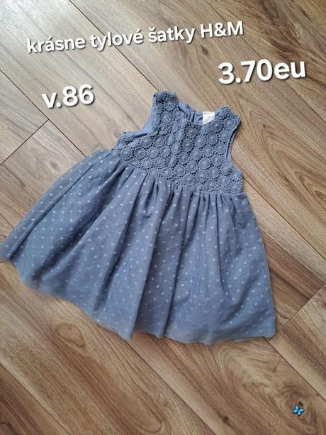 Krásne tylové ŝatky h&m, h&m,86