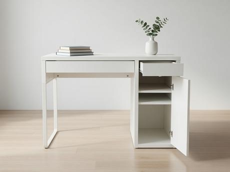 Písací/počítačový stôl ikea micke,biely (105x50cm),