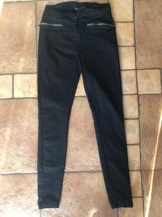 Cierne elegantne nohavice, amisu,38