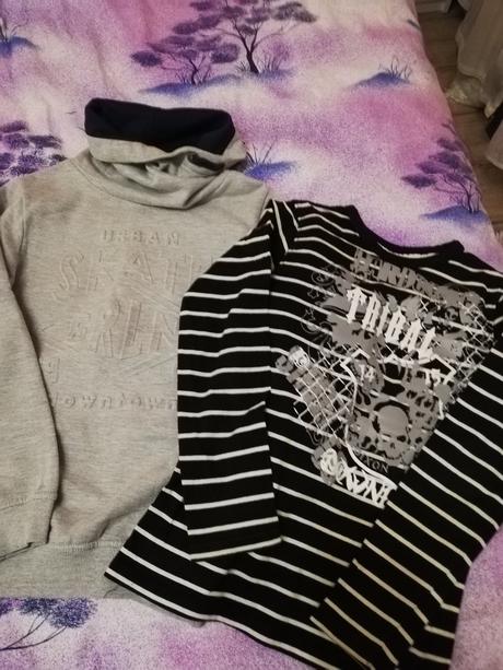 Mikina a tričko 134, kik,140