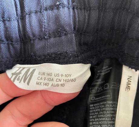 Nohavice, h&m,140