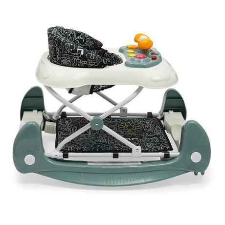 Babymix chodítko s hojdačkou so silkónovými kolies,