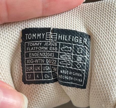 Tenisky na platforme, tommy hilfiger,37