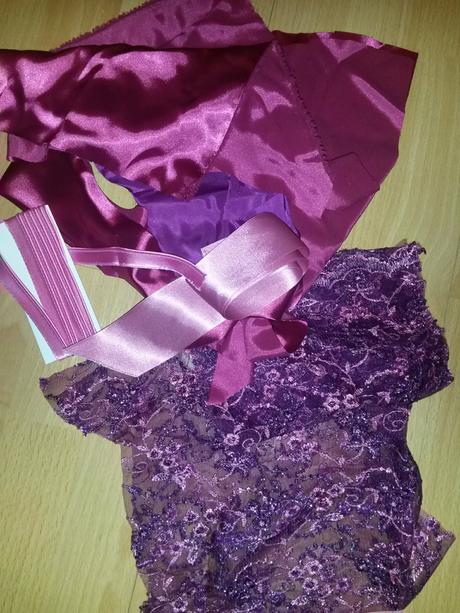 Cyklaménové spoločenské šaty šité na mieru veľ. 40, 42