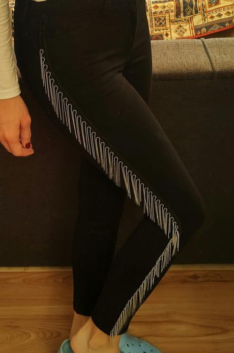 Strapcove cierne rifle calzedonia, calzedonia,s