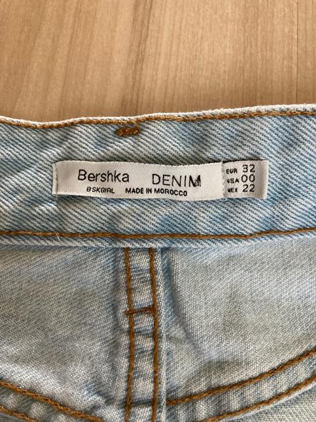 Crop top a riflovka sukňa, bershka,s